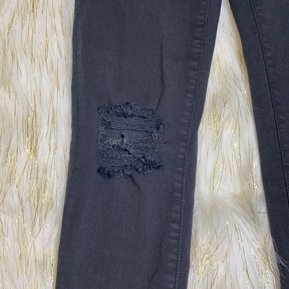 American Eagle - Black Destroyed Jeans size 0 - Picture 2 of 12